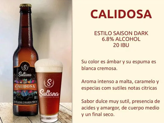 Cerveza Sultana Calidosa