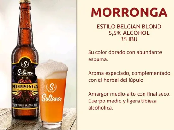Cerveza Sultana Morronga