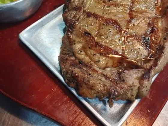 New York steak black angus