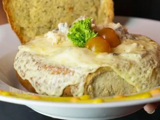 Panne Cook pollo champiñón