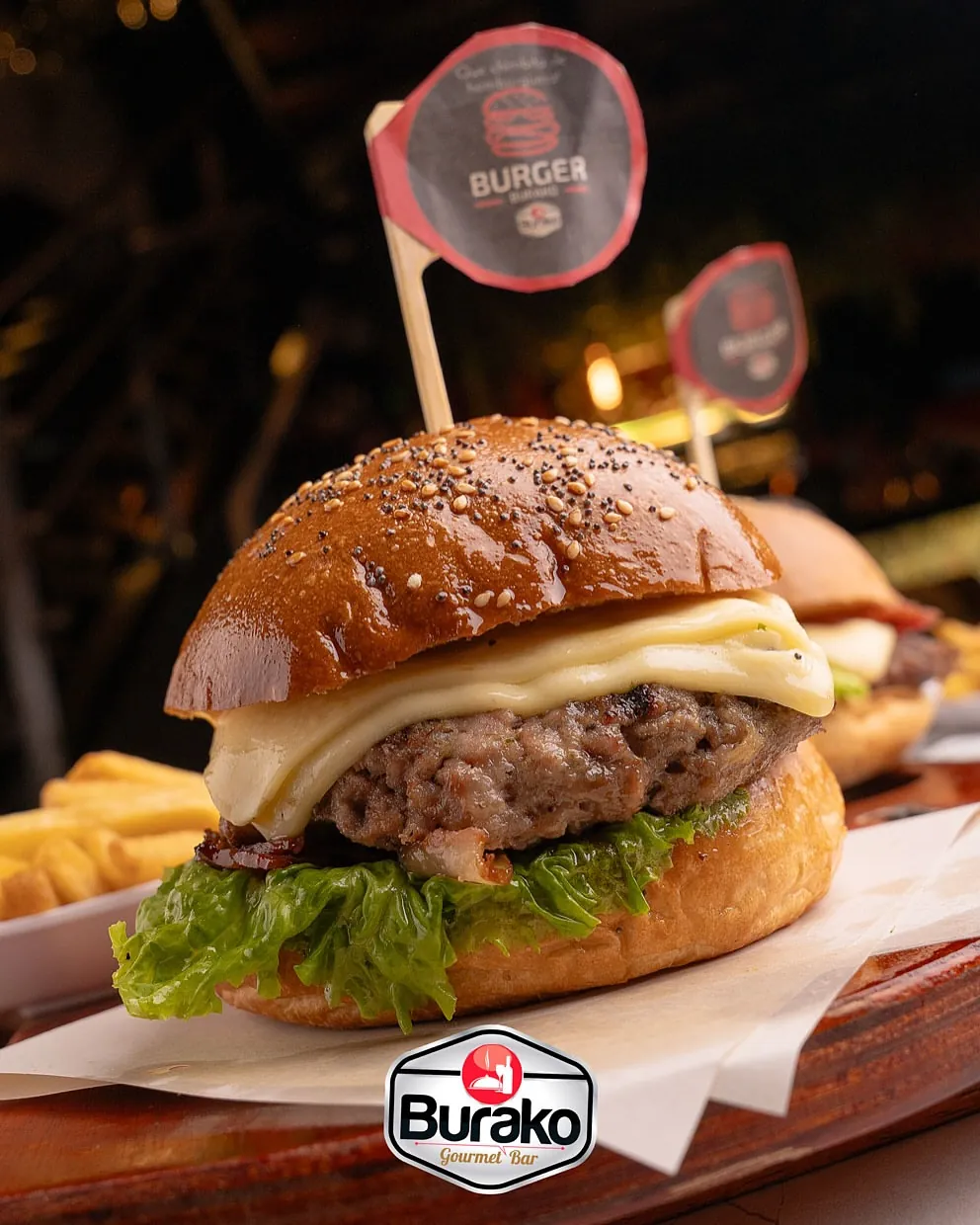 Hamburguesa gourmet de Burako Gourmet Bar